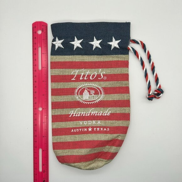 Tito's Handmade Vodka Burlap Bags - Set of Two - Picture 5 of 9